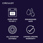 Circulon C-Series Hybrid Clad Stainless Steel Nonstick Induction Stockpot 26cm image 5