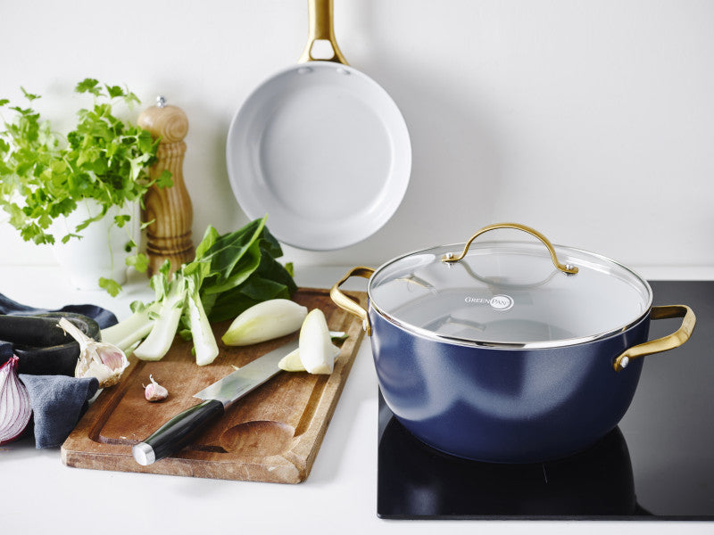 GreenPan Padova Navy Blue Covered Casserole 24cm/4.7L image 2