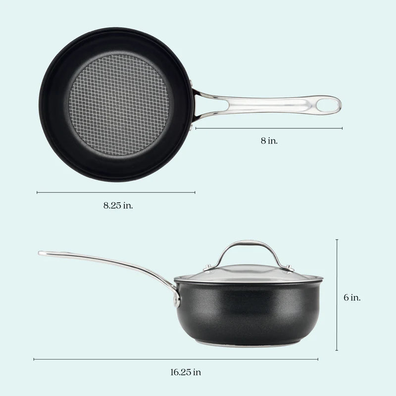 Anolon X 20cm/2.4l Saucier image 3