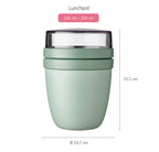 Lunch Pot Ellipse Nordic Sage image 2
