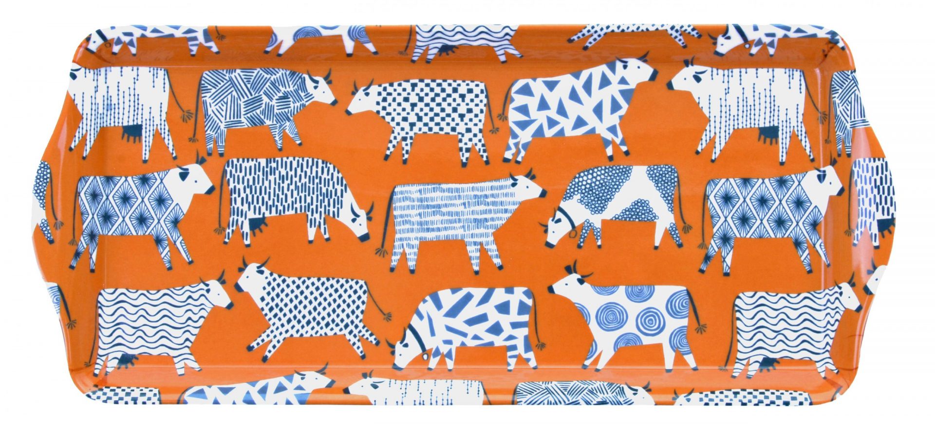 Ulster Weavers Sm Tray Curious Cows image 0