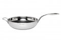 Stanley Rogers Matrix Stainless Steel Wok Pan 32cm image 0