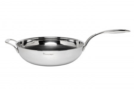 Stanley Rogers Matrix Stainless Steel Wok Pan 32cm image 0