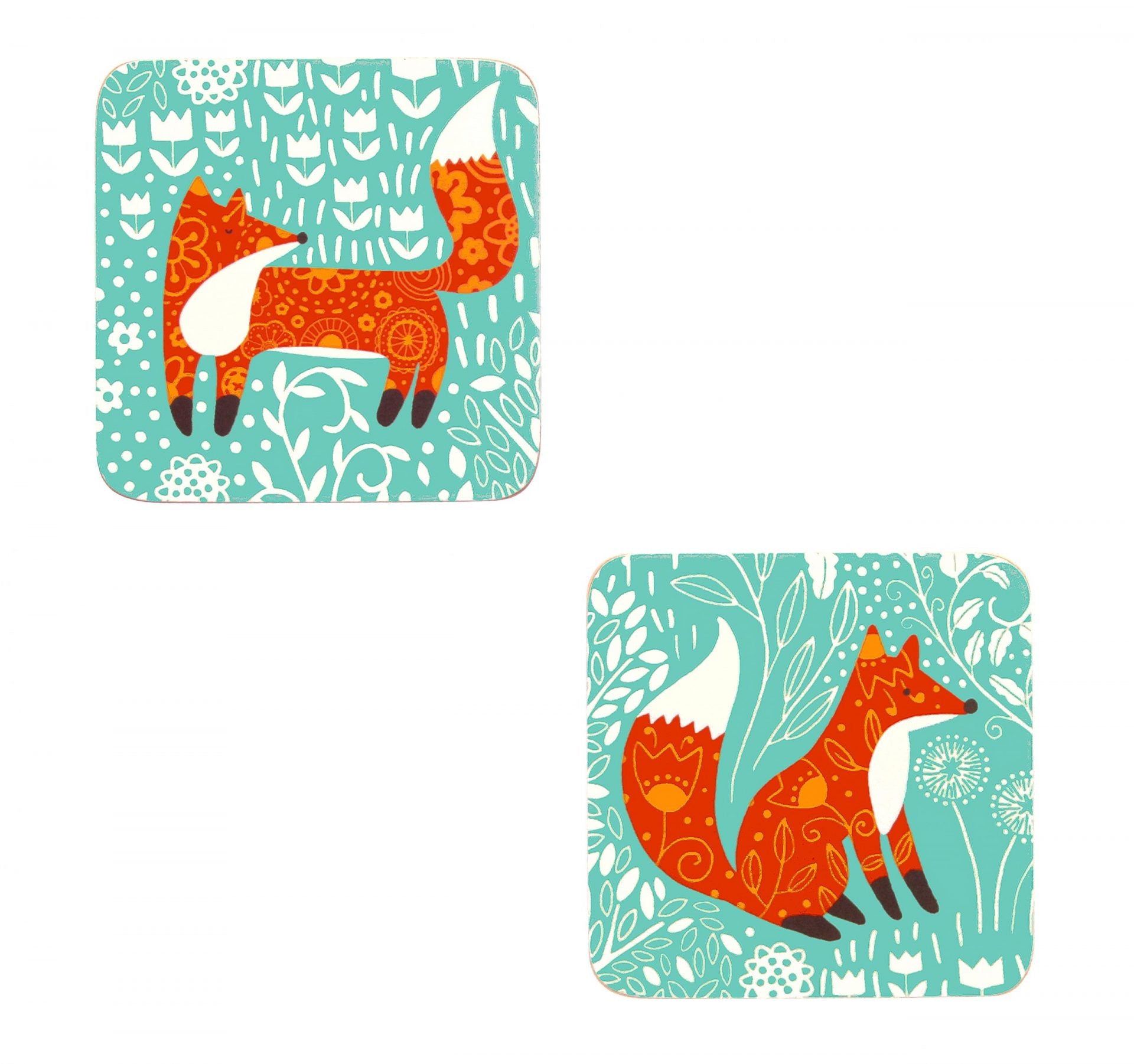 Ulster Weavers Coaster Pk4 Foraging Fox image 0