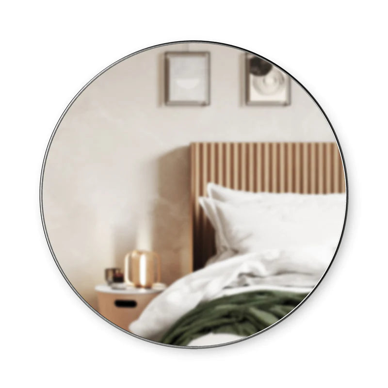 Umbra Hubba Wall Mirror - Metallic-Titanium image 0
