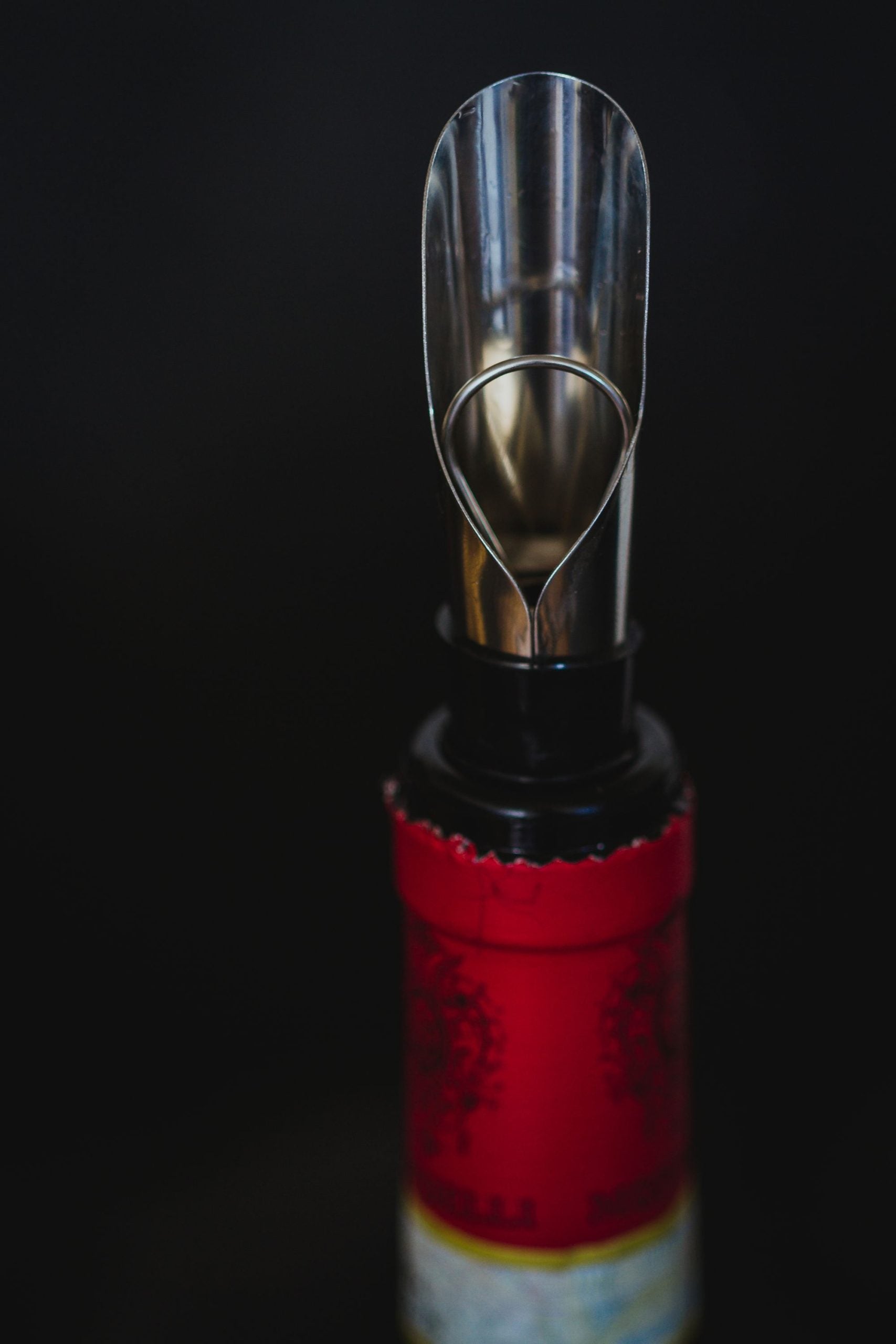 BarCraft Stainless Steel Wine Pourer with Stopper image 3