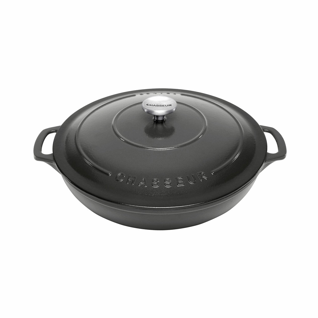 Chasseur Round Casserole 30cm/2.5L Caviar image 0