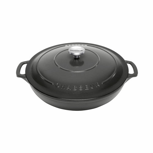 Chasseur Round Casserole 30cm/2.5L Caviar image 0