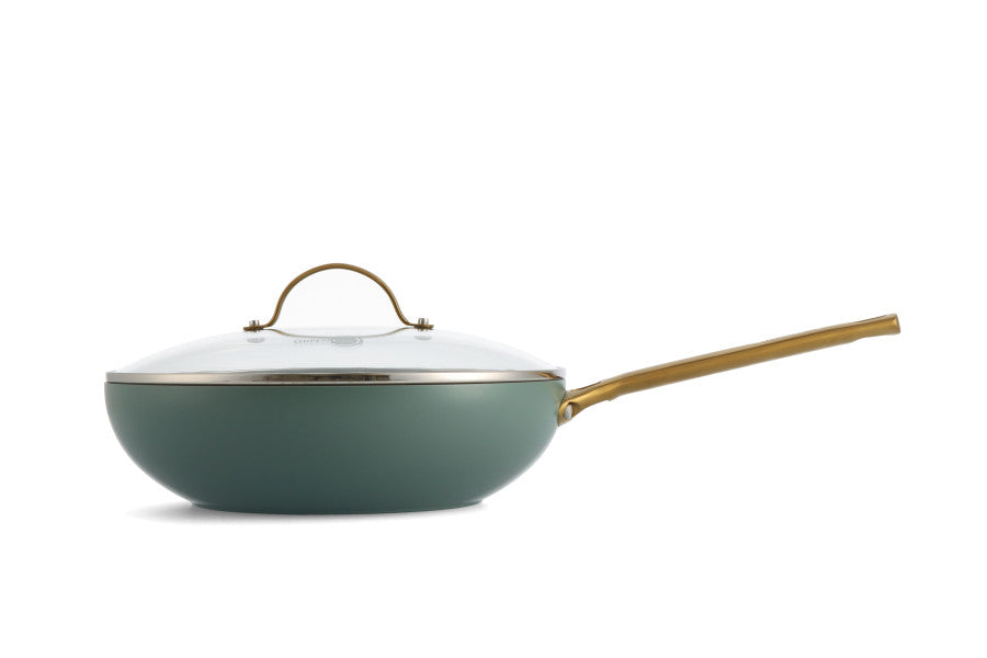 GreenPan Padova Smokey Blue Covered Wok 28cm/3.7L image 1