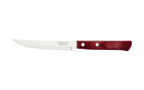 Tramontina Churrasco Steak Knife Serrated Narrow Blade Polywood Red 5", 11cm image 0