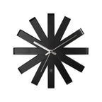 Umbra Ribbon Wall Clock - Black image 0