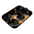 Bakemaster 6 Cup Large Muffin Pan, 35 X 26Cm/9 X 4Cm - Non-Stick image 1