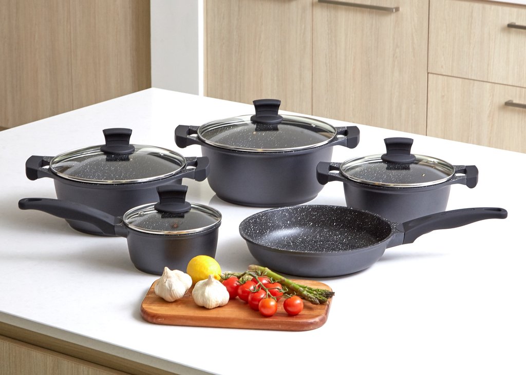 Westinghouse 5 Piece Non-Stick Pot And Pan Set image 1