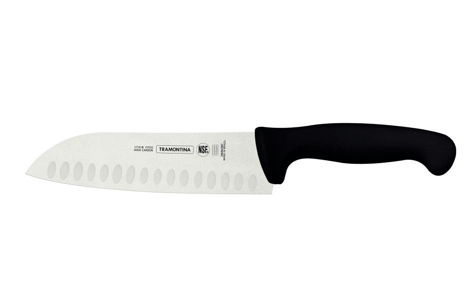 Tramontina Professional Master Black Santoku Knife 7", 17cm image 0