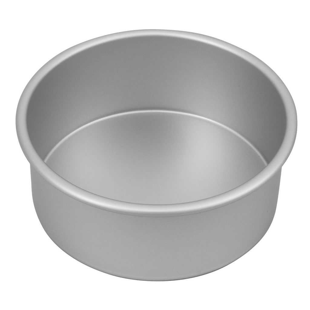 Bakemaster Silver Anodised Round Cake Pan 17.5 x 7.5cm image 0