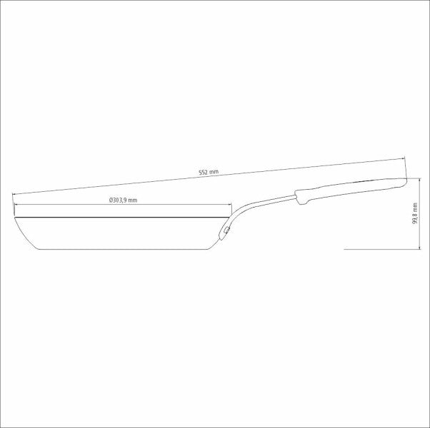 Tramontina Professional Iron Skillet Grill 30cm 2.4l image 4