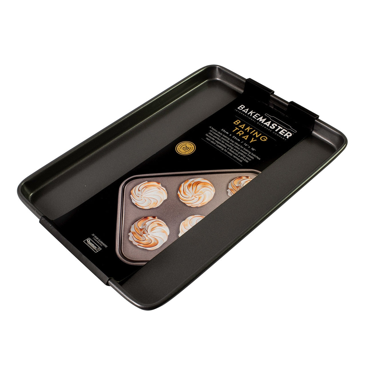 Bakemaster Baking Tray, 35 X 25 X 1.3Cm - Non-Stick image 1