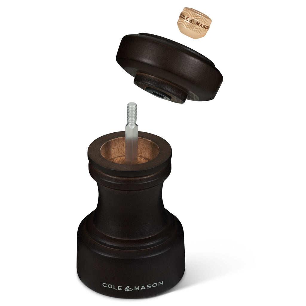 Hoxton Chocolate Wood Salt Mill 104mm image 1