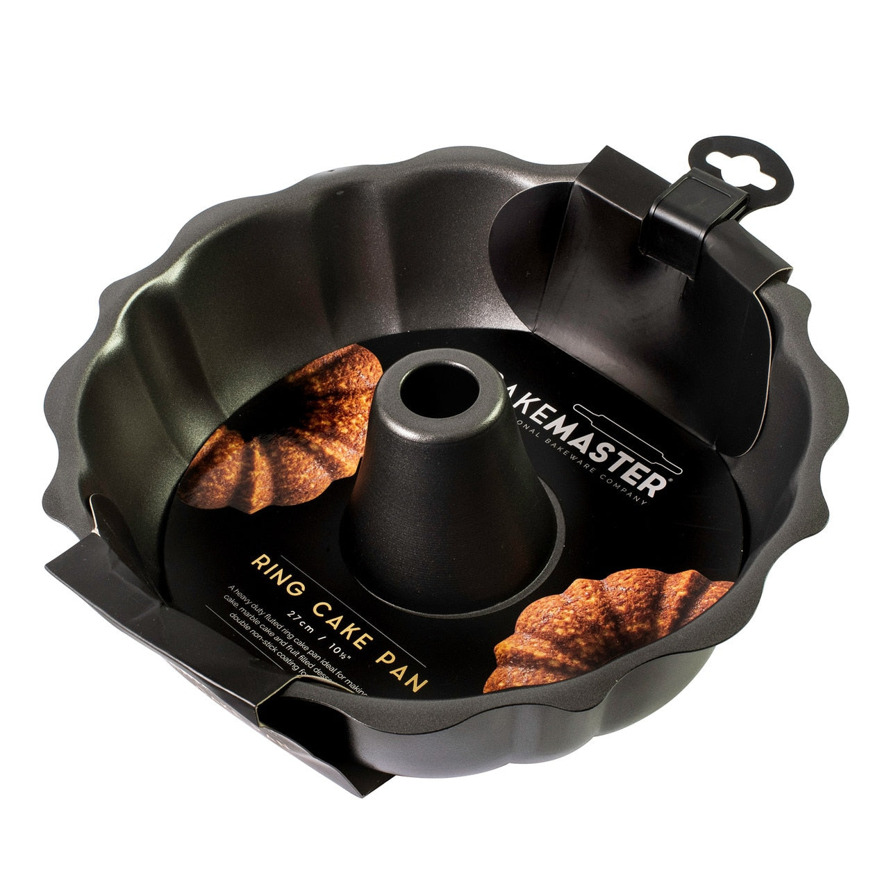 Bakemaster Fluted Ring Cake Pan, 27� X 18Cm - Non-Stick image 1