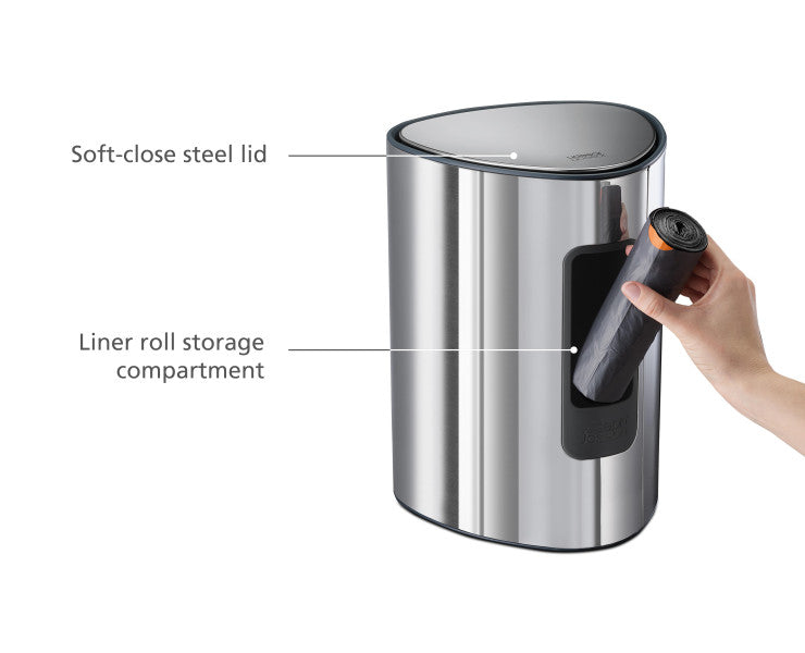 Luxe 5L Pedal Bin Stainless Steel image 1