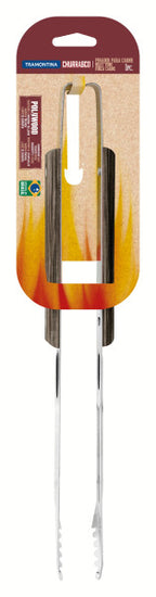 Tramontina Polywood Churrasco Meat Tong 8", 20cm image 1