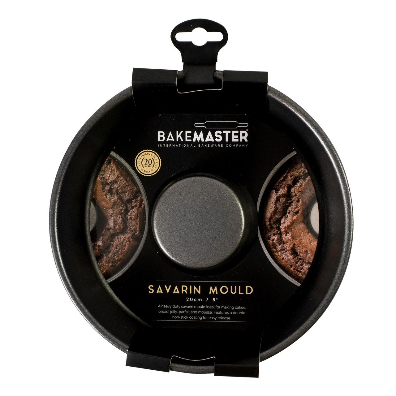 Bakemaster Savarin Mould, 20� X 6.5Cm - Non-Stick image 2