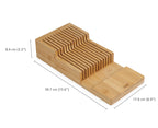 Drawerstore Bamboo 2-Tier Knife Organiser image 2