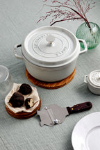 Staub Round Cocotte - 28cm White Truffle image 1