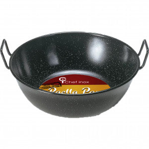 Chef Inox Utility Paella Pan Enamel Deep 280 image 0