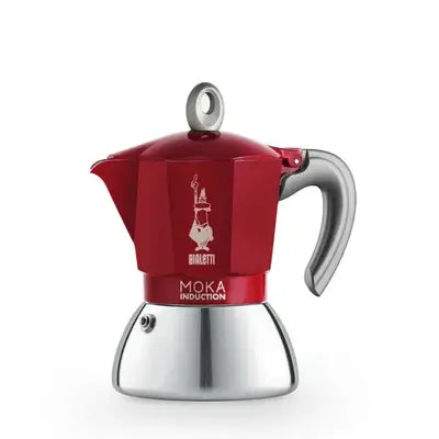 Bialetti Moka Induction Bi Layer Red 4 Cup image 0