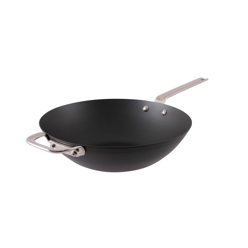 Scanpan Black Iron Wok 30cm image 0