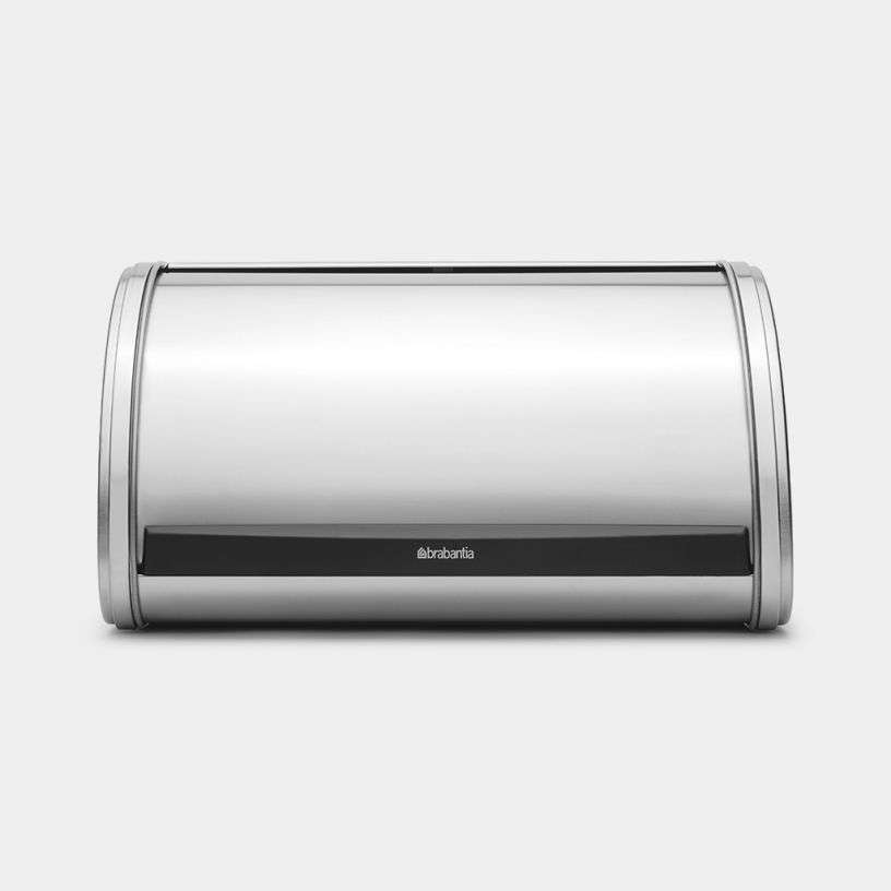 Brabantia Roll Top Bread Bin Medium - Matt Steel image 0