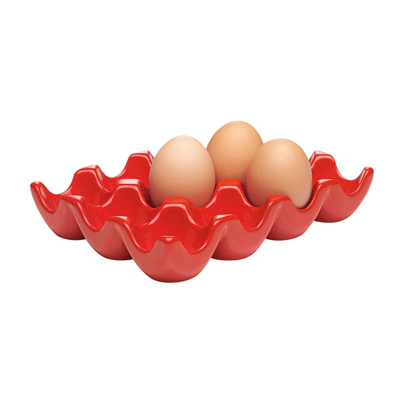 Chasseur Egg Tray Dozen Red image 0