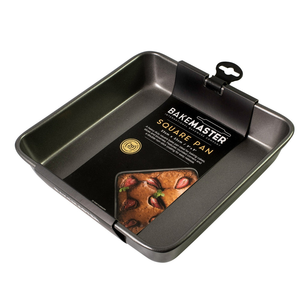 Bakemaster Square Bake Pan, 23 X 23 X 4.5Cm - Non-Stick image 1