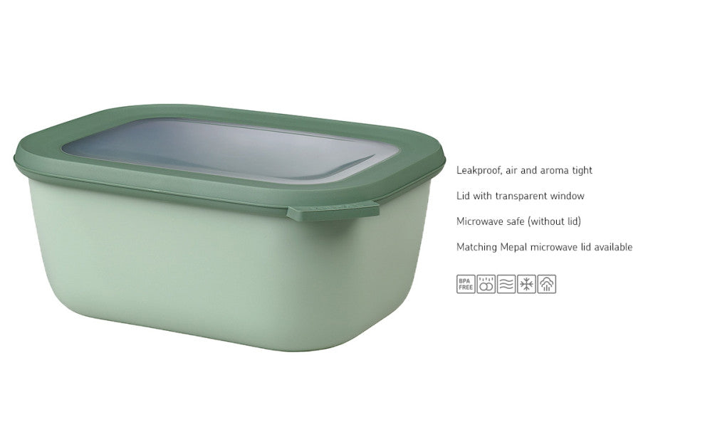 Cirqula Rectangle 1500ml Nordic Sage image 3