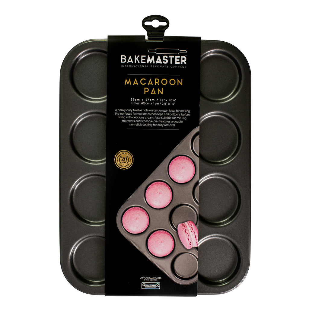 Bakemaster 12 Cup Macaroon Pan 35 x 27cm - Non-stick image 2