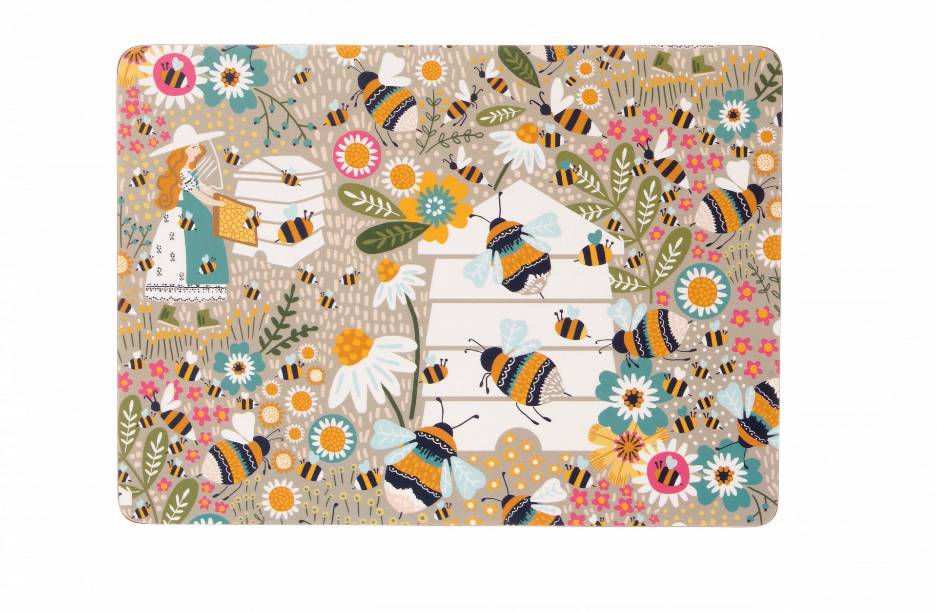 Ulster Weavers Placemat Pk4 Bee Keeper image 0