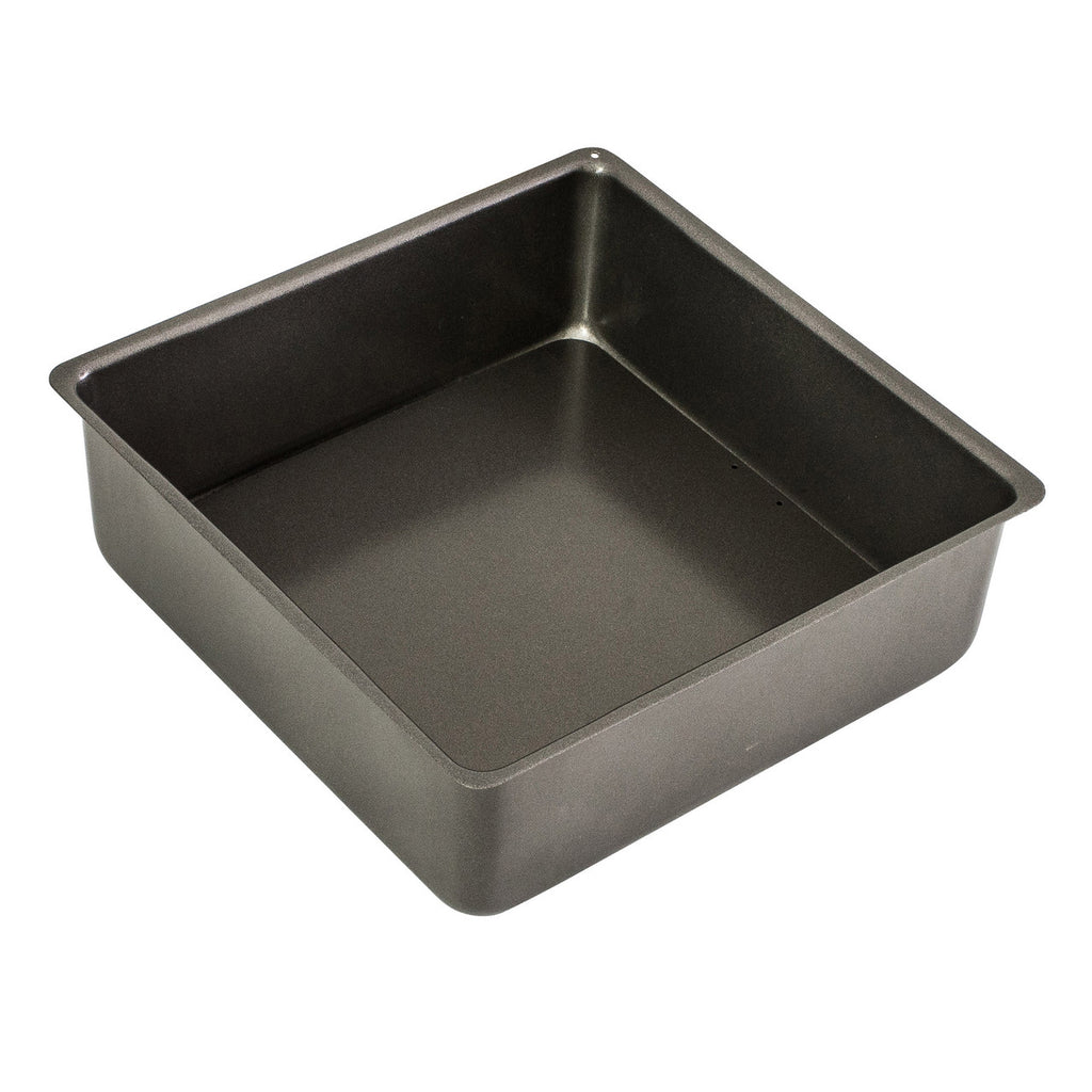 Bakemaster Loose Base Sq Deep Cake Pan 20 x 20 x 7cm - Non-stick image 0