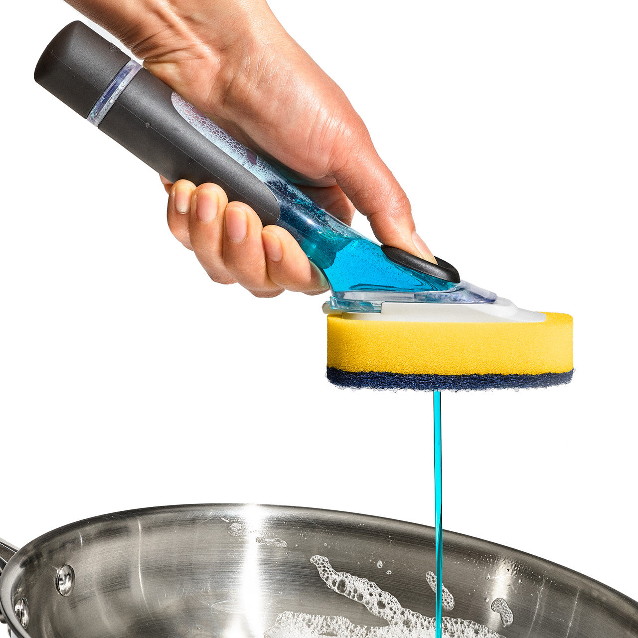 OXO Good Grips Soap Dispensing Dish Scrub image 4