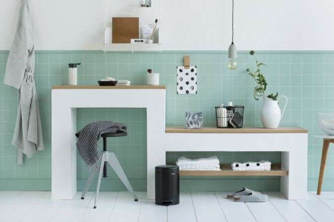 Brabantia Newicon Pedal Bin 3 Litre - Matt Black image 1