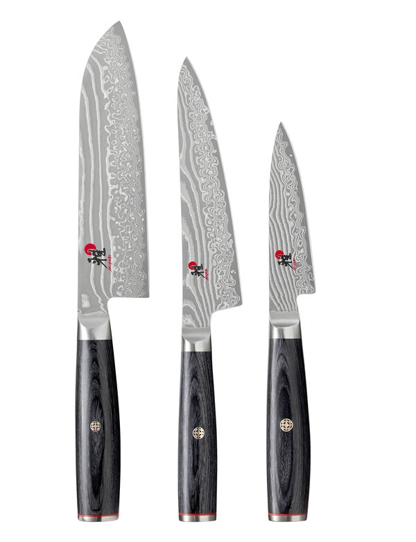 Miyabi 5000FCD Knife 3/Set Santoku 18cm, Shotoh 13cm & Shotoh 9cm