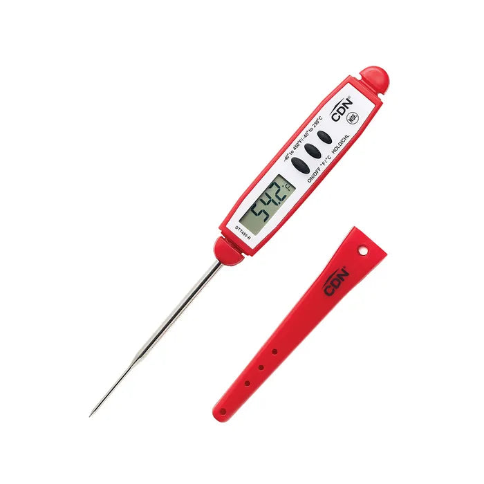 CDN Proaccurate Digital Thermometer Thin Tip Field Calibratable Red image 0