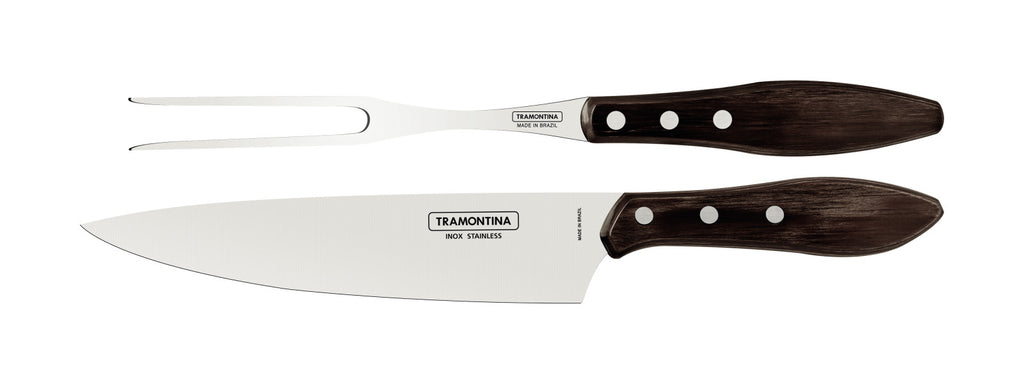 Tramontina Churrasco Barbecue Set Polywood 2 Piece Set image 0