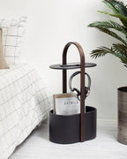 Umbra Bellwood Storage Table - Black-Walnut image 2