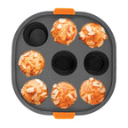 Bakemaster Silicone Collapsible 9 Cup Mini Muffin Air Fryer Insert 21 x 21 x 4cm image 3