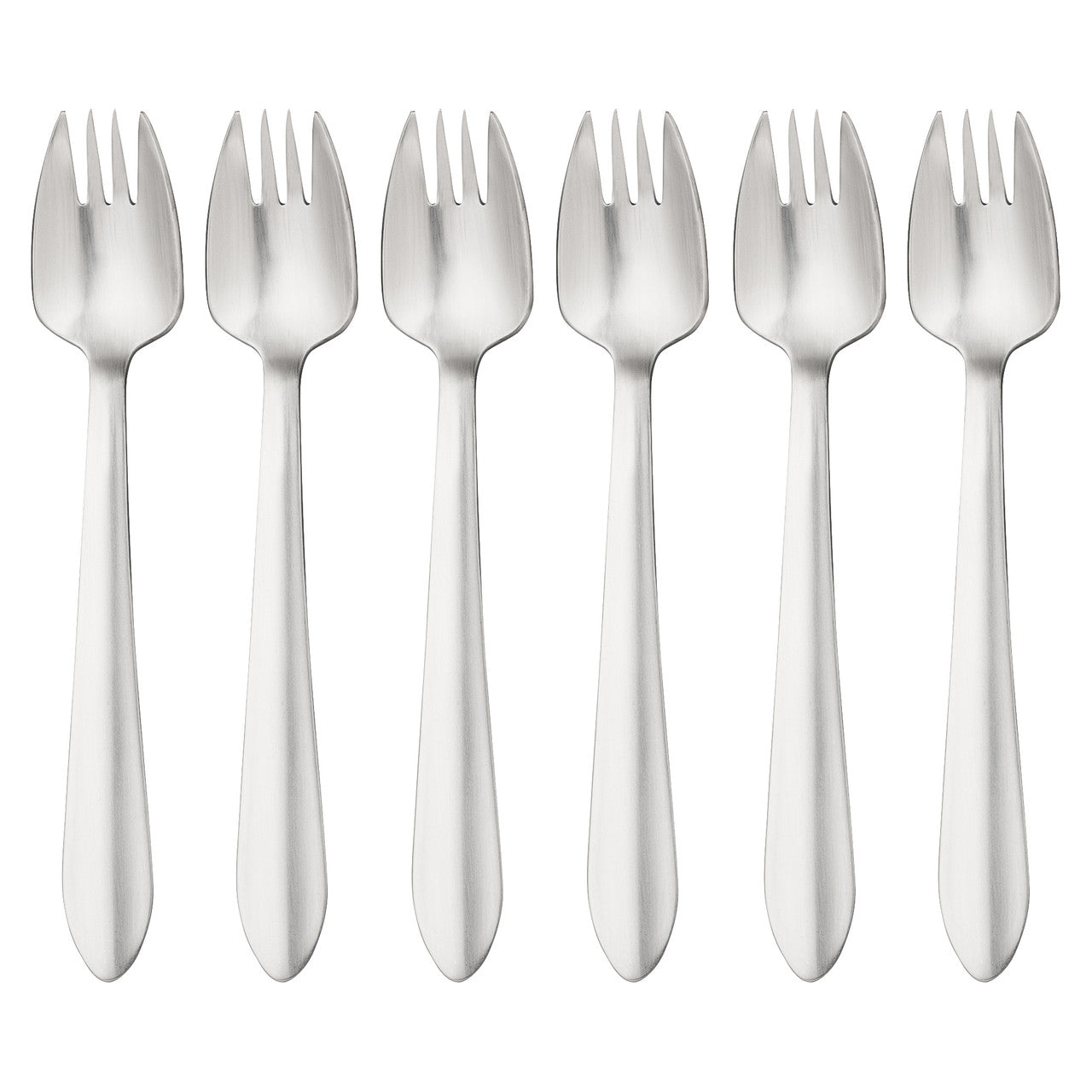 Wilkie Brothers 6 Piece Buffet Fork Set - Satin Finish image 0