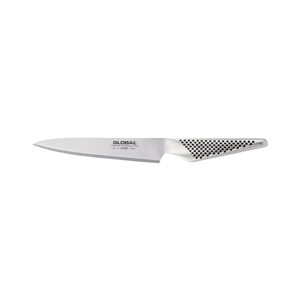 Global Classic 15Cm Utility Knife, Fine Serration image 0