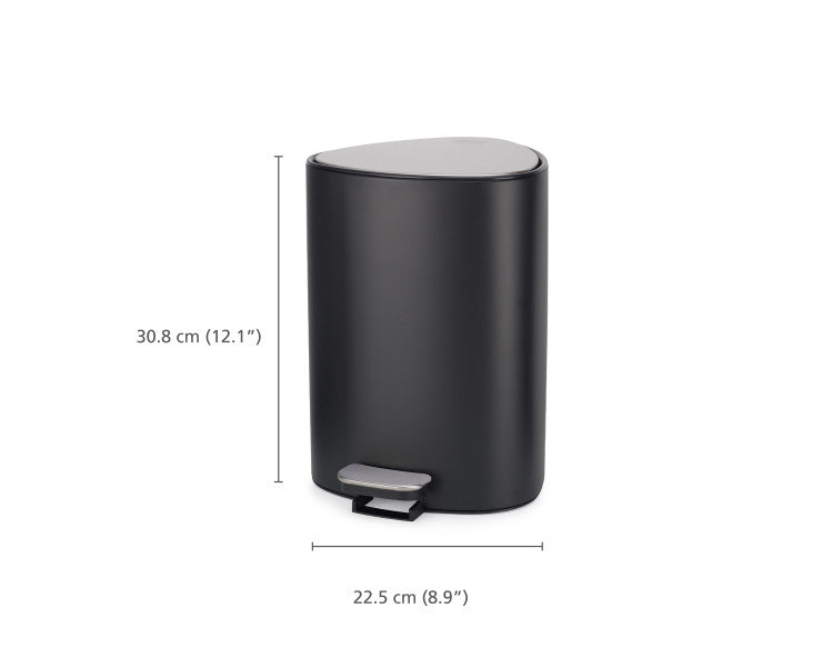 Joseph Joseph Easystore 5L Pedal Bin Matte - Black image 1