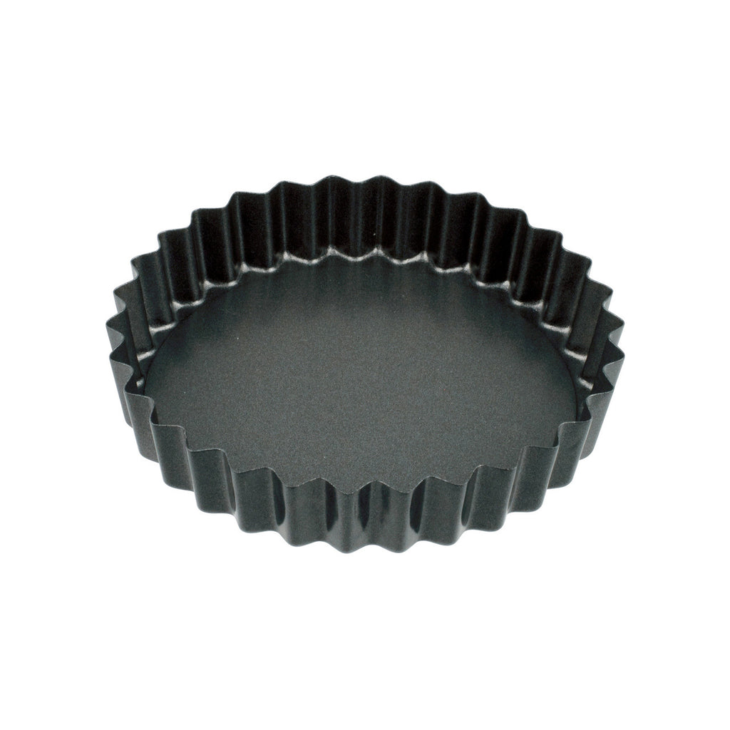 Bakemaster Loose Base Quiche Pan Set of 4 12 x 2cm - Non-stick image 1