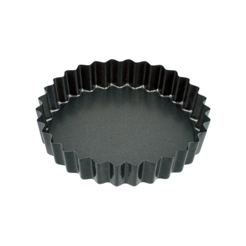 Bakemaster Loose Base Quiche Pan Set of 4 12 x 2cm - Non-stick image 1